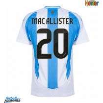 Argentina Alexis Mac Allister #20 Hjemmedrakt Copa America 2024 Kortermet